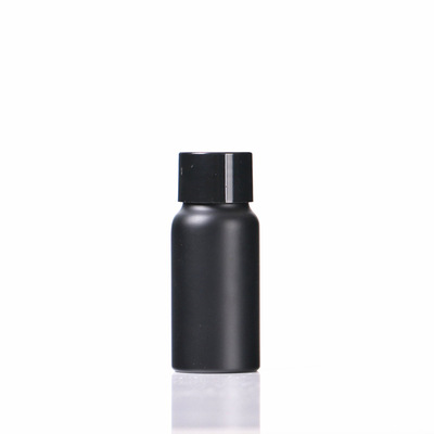 30ML negro + cubierta plana negra + tapón interior de agujero pequeño