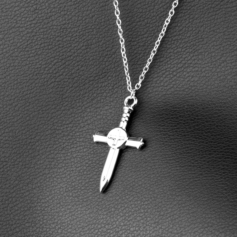 New Fashion Cross Sword Pendant Necklace Wholesale