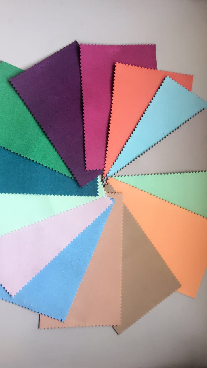 劳保手套箱包鞋材电子包装用超纤皮面料 汽车坐垫皮料定制