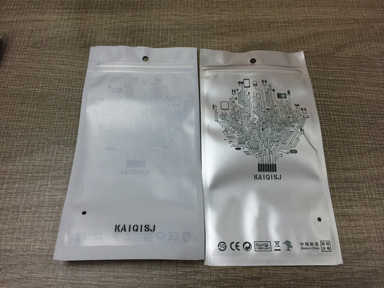 KAIQISJ數據線OPP袋子帶孔可懸挂壁挂門店展示包裝禮袋