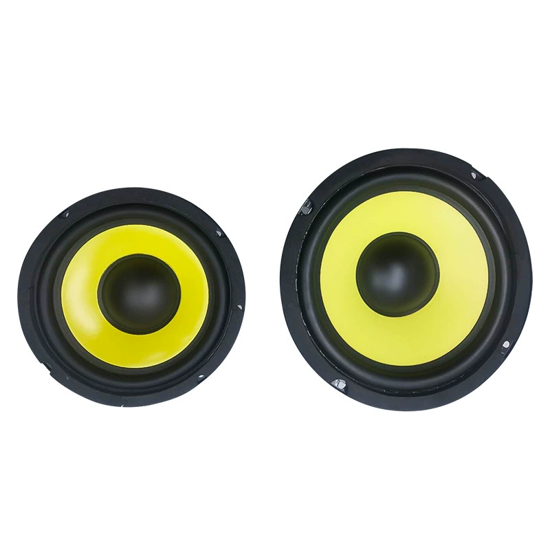 Автомобильный сабвуфер, 6-дюймовый 8-желтый динамик для бассейна, резиновый край, мощный динамик, автомобильный водонепроницаемый автомобильный динамик