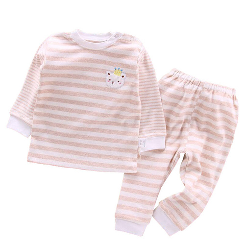 Infant clothing, autumn clothes, autumn trousers, pure cotton spring and autumn newborn clothes, colorful cotton children's clothing, baby pajamas and underwear sets