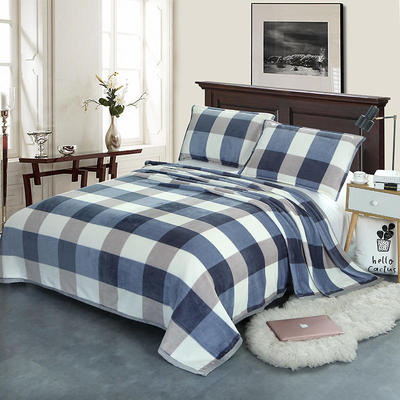 厂家批发1.8m法兰绒毛毯秋冬保暖床单珊瑚绒空调毯子礼品定制logo