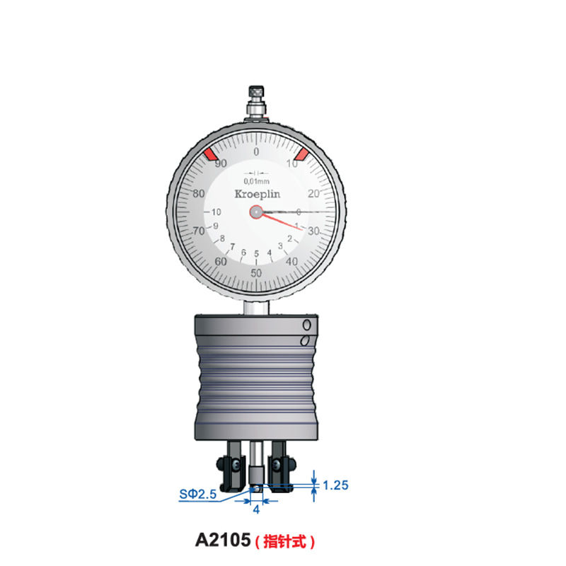 德国KROEPLIN原装正品喷雾罐专用卡规A2105/指针式卡规/现货供应