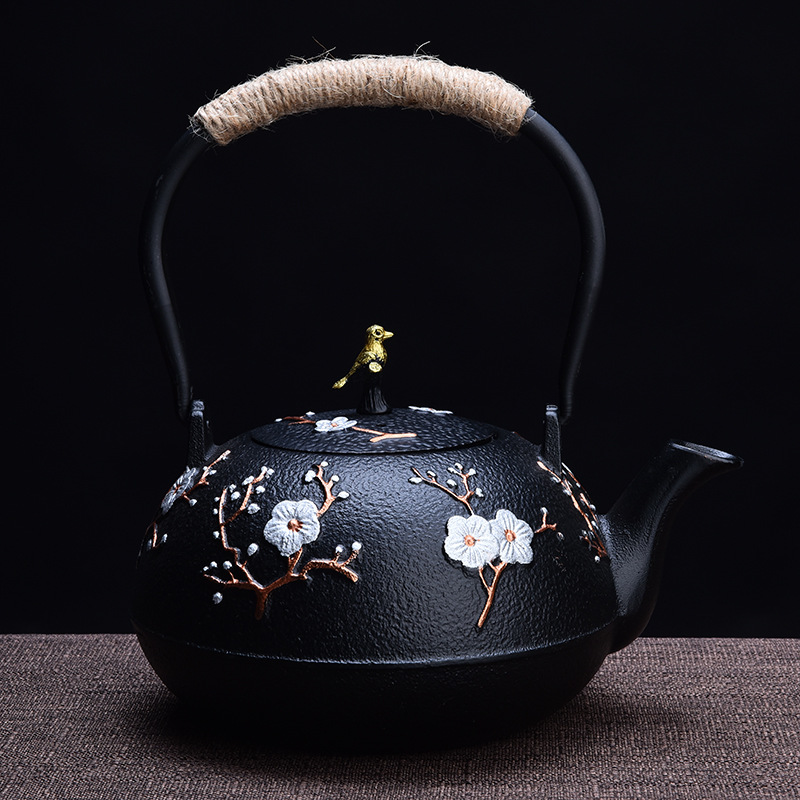 铁壶厂家日式手工铁壶铸铁烧水泡茶铁茶壶生铁壶家用茶壶茶具批发