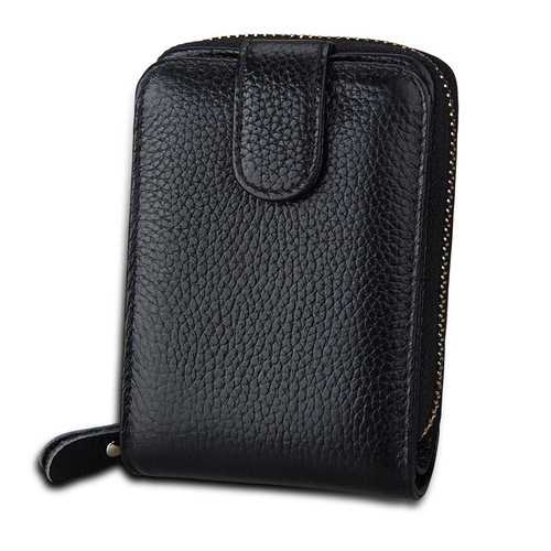 Taobao hot selling men's driver's license multi-function card bag rfid leather accordion card bag women's wallet card
