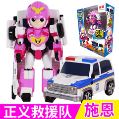 Justice Rescue Team Toy Transformer Car Torre Schenhamo Children's Boys' Transforming Robot