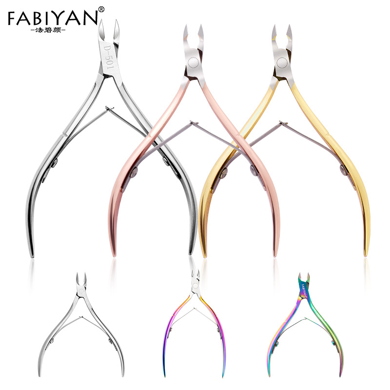 Factory in Stock Nail Clippers Nail Art Cuticle Nipper Onychomycosis Dead Skin Clipper Nail Scissor Set Manicure Implement Bent Nose Plier