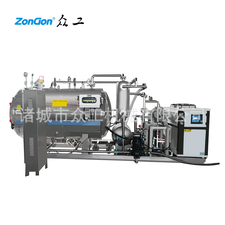 鱼豆腐   鱿鱼仔  熟食高温高压  卧式杀菌锅厂家和价格