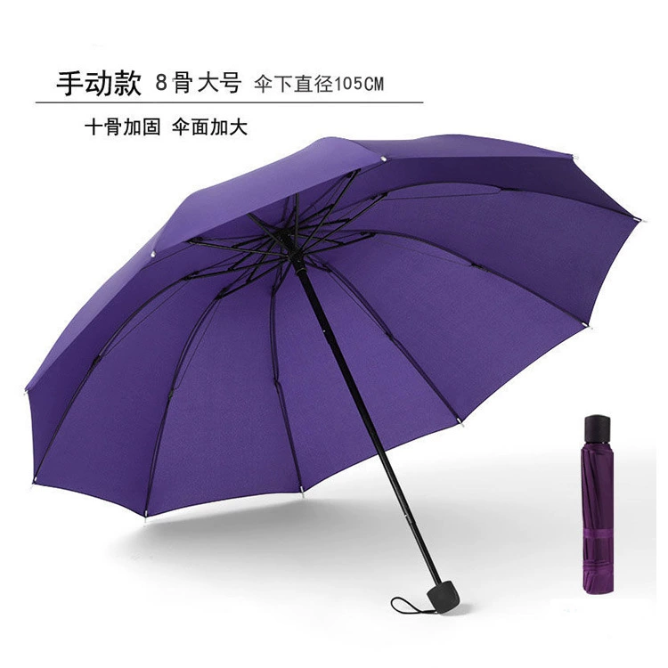 Automatic Solar Umbrella, UV Sun Protection, Fully Automatic Foldable, 8 or 10 Ribs