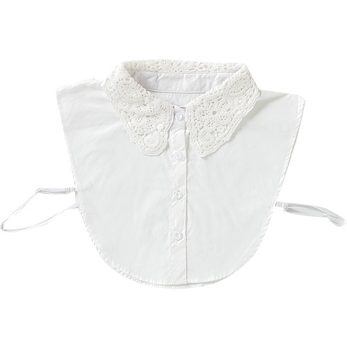 Fake collar Detachable Blouse Dickey Collar False Collar Shirt collar with bud lace Vintage fake collar blouse for women