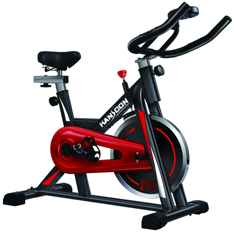 家用健身車豪華靜音減震室內動感單車 巴頓動感腳踏單車黑色