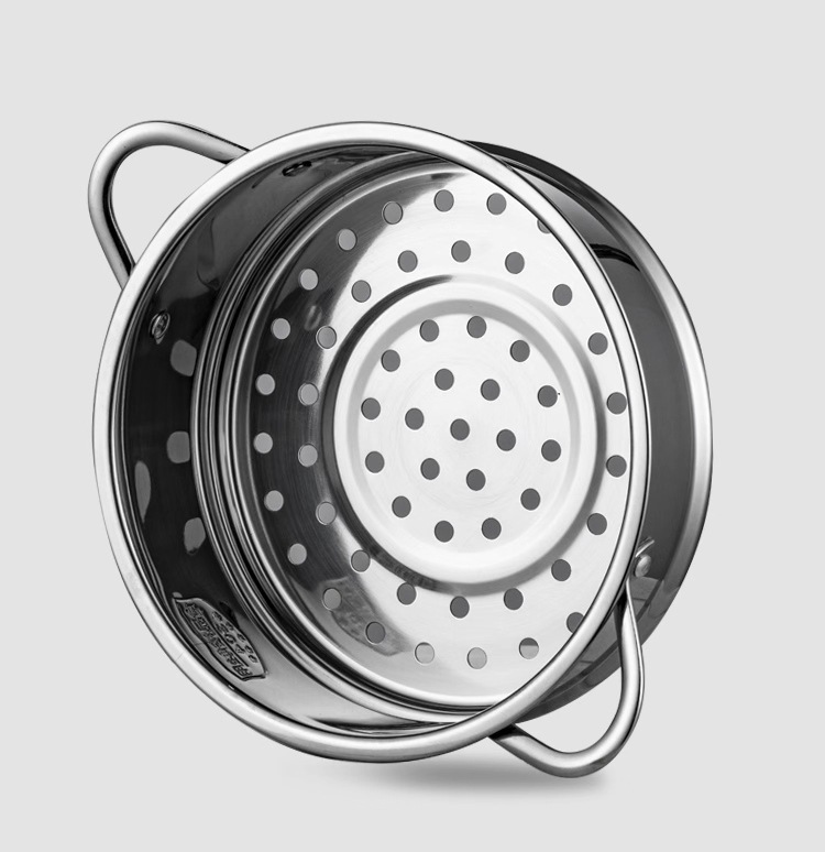 蒂佰赫不鏽鋼蒸屜18cm奶鍋蒸屜蒸籠湯鍋蒸架