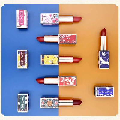 美人符故宫风口红正品持久保湿不易脱色唇膏款高颜值少女心可OEM