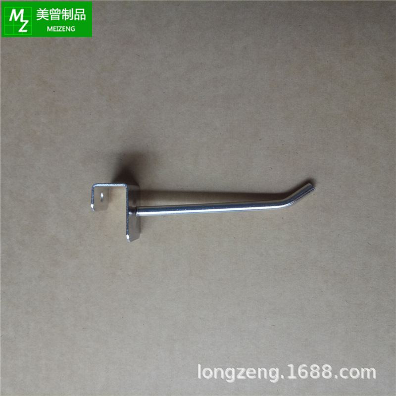 批发货架挂钩网片挂钩加粗网格钩饰品挂钩槽板勾方管钩槽板挂钩