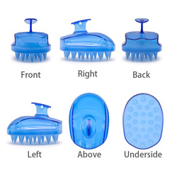 洗頭刷硅膠洗頭刷家用按摩頭皮健腦可拆卸洗髮刷子寵物刷洗頭刷子