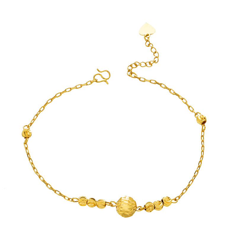 Amazon popular playa Bohemia tobillera arena oro a esmerilado hecho a mano con cuentas estilo étnico tobillera al por mayor