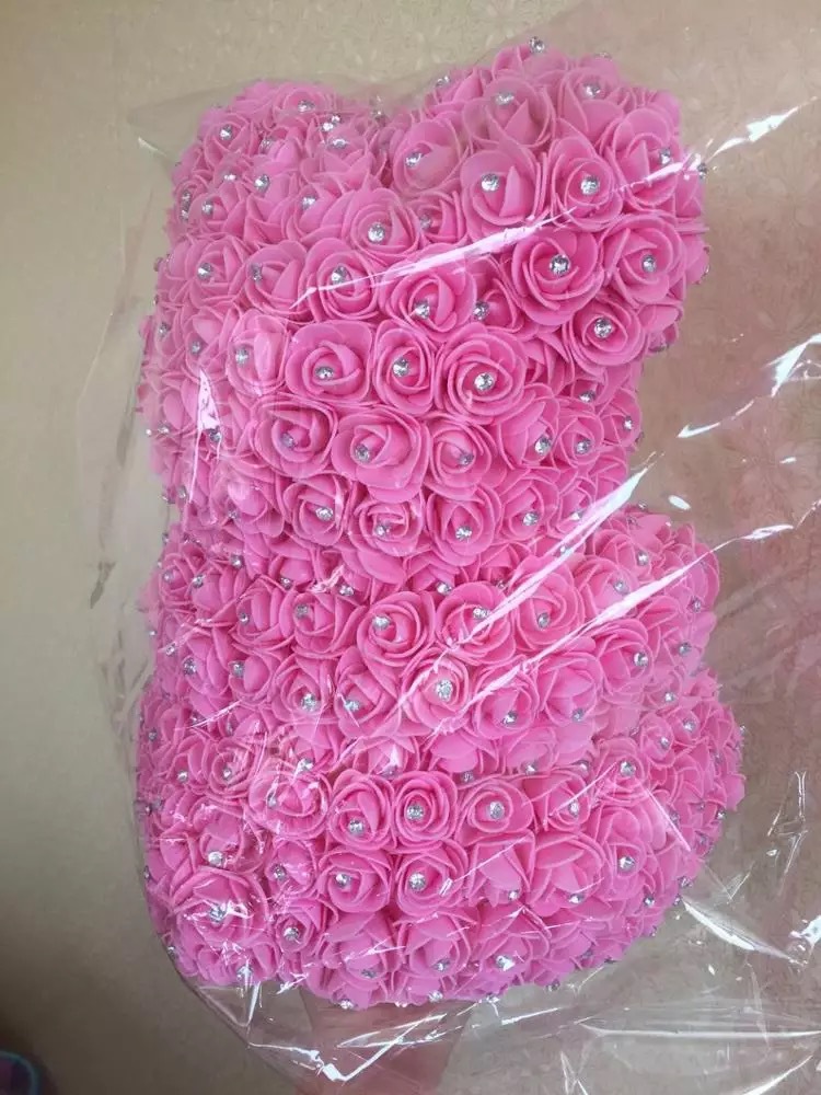 Diamond PE Foam Flower Hug Bear