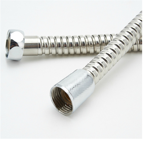 Stainless steel shower pipe, bathroom shower metal hose, DN15 brushed shower hose, manufacturer wholesale