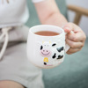 Milk Cup ceramic cup dairy cow modeling ceramic mug breakfast cup logo cow cup
