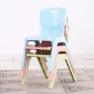 兒童椅子加厚家用小孩子餐椅寶寶小板凳幼兒園靠背椅防滑塑料凳子