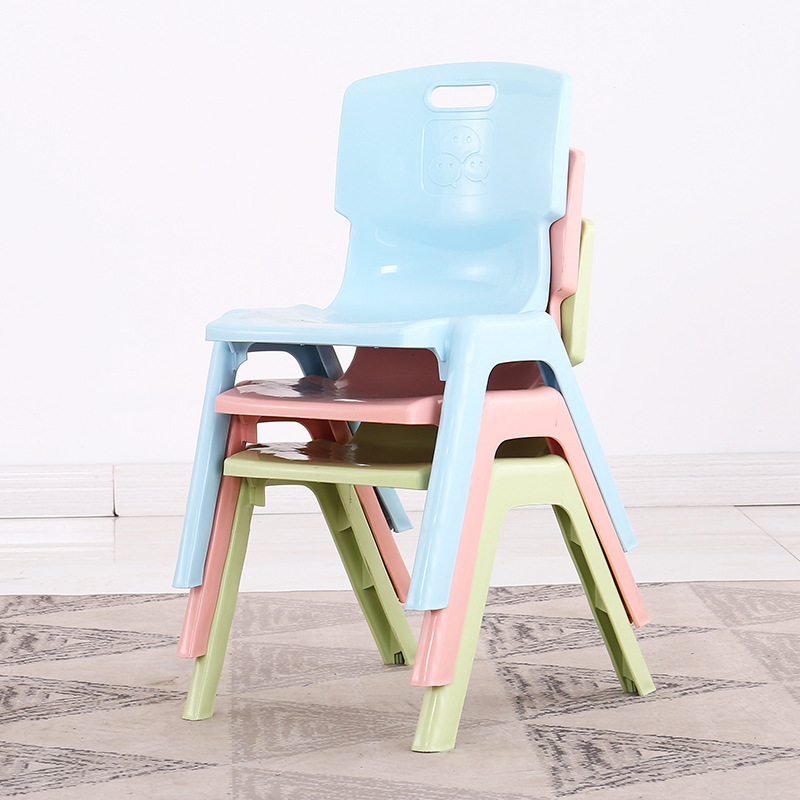 兒童椅子加厚家用小孩子餐椅寶寶小板凳幼兒園靠背椅防滑塑料凳子
