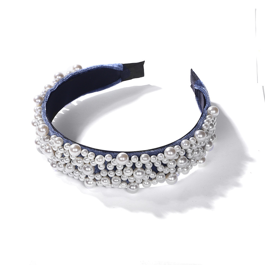 New High-end Velvet Diamond Headband Jewelry display picture 12