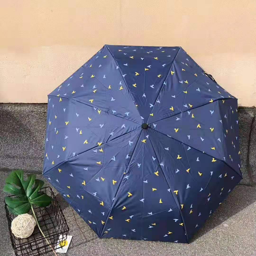 黑胶遮阳伞_小清新防晒防紫外线遮阳伞全自动折叠太阳伞女户外批发 - 阿里巴巴
