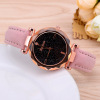 Starry sky, swiss watch, fashionable belt, quartz watches, simple and elegant design, Korean style, wholesale