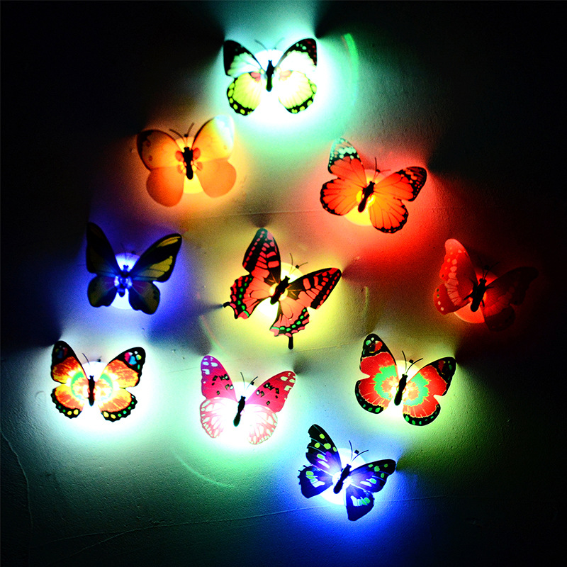 Creative colorful butterfly night light...