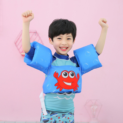 Children's life jacket cartoon swimming buoyancy vest arm float male and female children swimming suit arm swimming ring wholesale