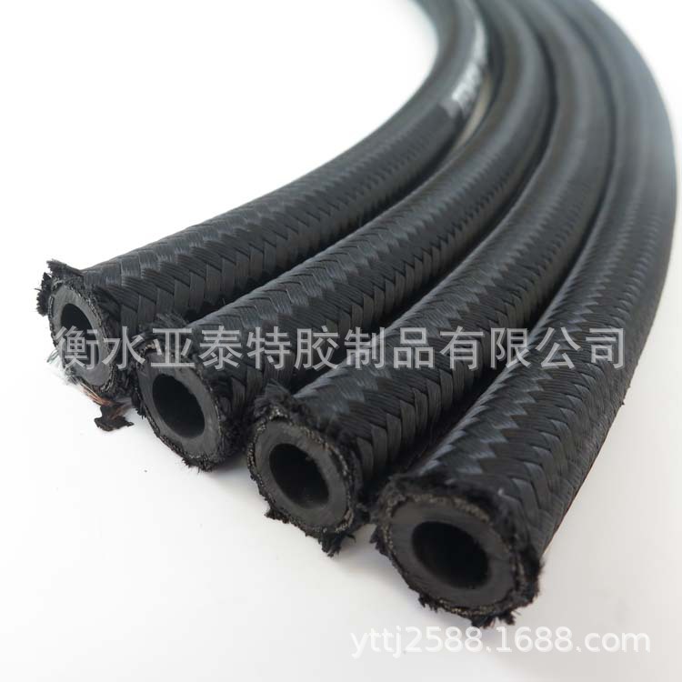 SAE100R5钢丝编织外覆织物橡胶液压软管橡胶管