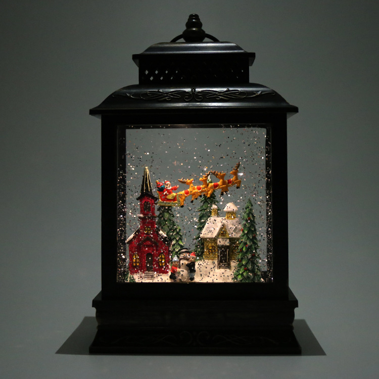 风灯 飞天圣诞老人与麋鹿