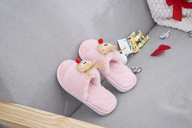 parent-child Christmas deer slippers  NSPE10035