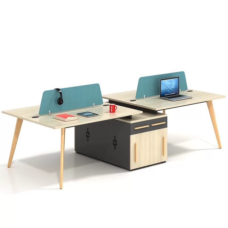 巨欧品牌4人组合办公桌椅时尚创意电脑台屏风隔断职员员工四人桌