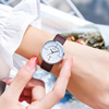 Fresh brand waterproof women's watch, Korean style, simple and elegant design, bright catchy style