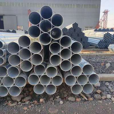 Q235熱鍍鋅鋼管山東裕泰廠家批發零售4寸*3.5mm鍍鋅鋼管壹支代發