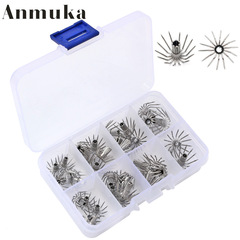 Squid Hook Accessory Set Umbrella Hook with Barbs 12-Needle 14-Claw Stainless Steel Claw Hook Lure Squid Cuttlefish Hook