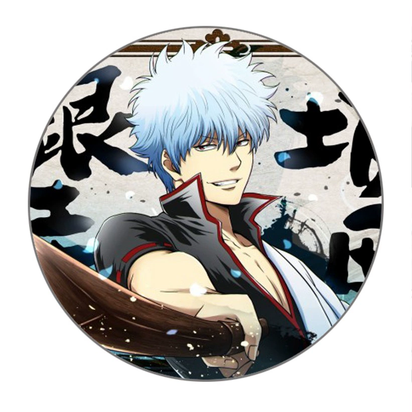 Аниме держатель для телефона, рамка Gintama, ленивый держатель, несколько вариантов, серебристый