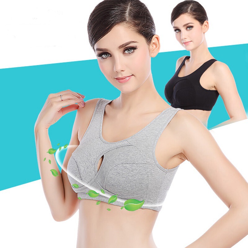 Cotton seamless underwear women's push-up underwear bra wireless Vest Women's Fitness running sports pure cotton bra Cotton seamless underwear women's push-up underwear bra wireless Vest Women's Fitness running sports pure cotton bra