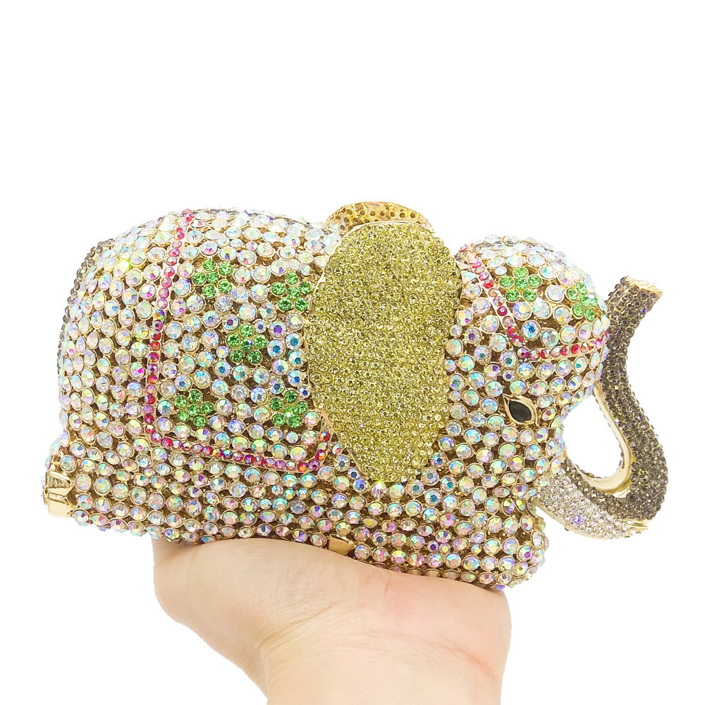 Fgg Evening Bag حزمة مأدبة معدنية أوروبية وأمريكية display picture 5