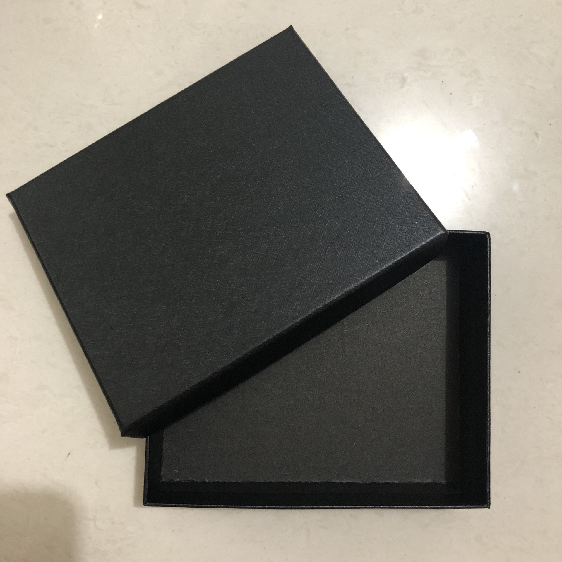黑色方盒不单独出售 短款钱包盒0.15MM1000克涂黑纸版短款钱包盒
