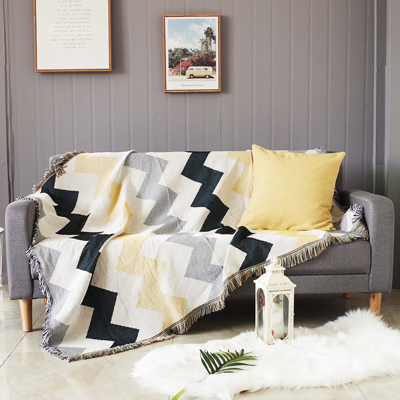 Original design simple modern Amazon best selling ins full coverage sofa blanket sofa towel cross-border a generation of hair