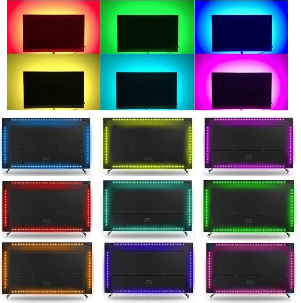 usb TV background 5v24 Key remote control 5050rgb Whiteboard IP65 50cm 1 m 2 m 3 meters 4 m 5 meters