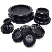 黑色環保雙面護線圈硅膠橡膠圈橡皮圈可定制過線圈密封圈橡膠制品