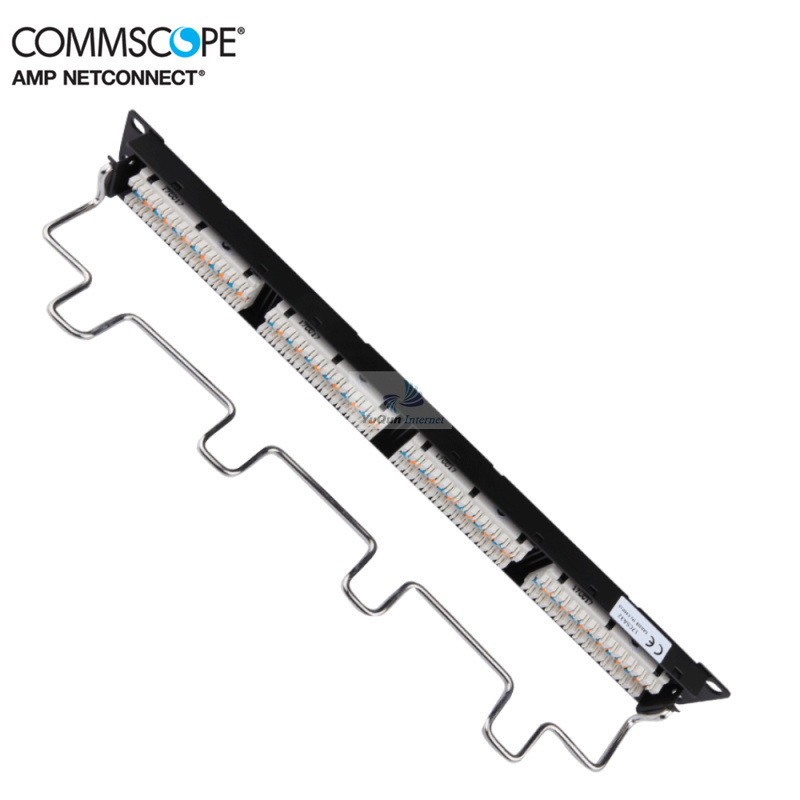 COMMSCOPE康普超五类配线架 AMP安普24口网络数据中心配线架