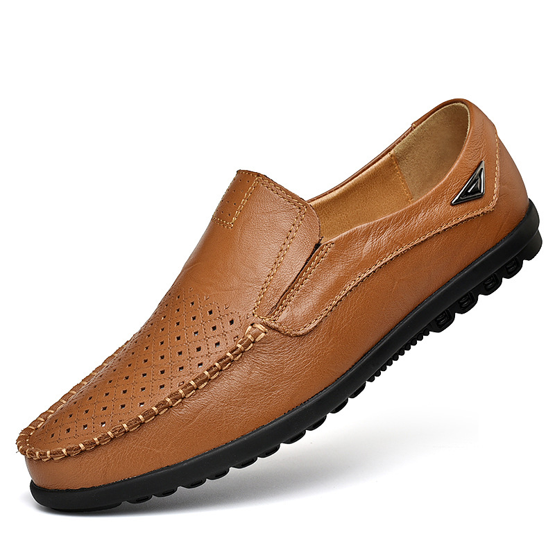 Chaussures homme en cuir véritable - Ref 3445840 Image 8