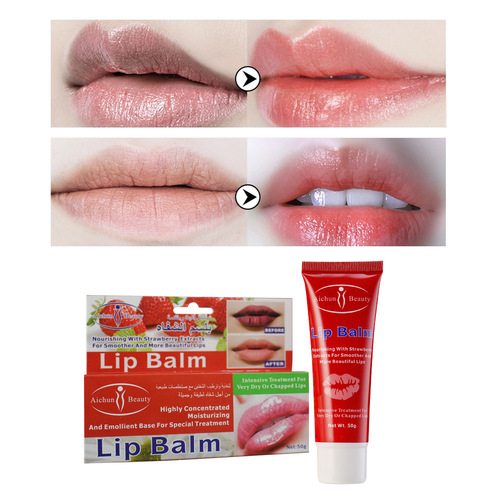 aichun hot selling Southeast Asian fruit essence lip balm lip keratin smoothing dead skin care lip moisturizing