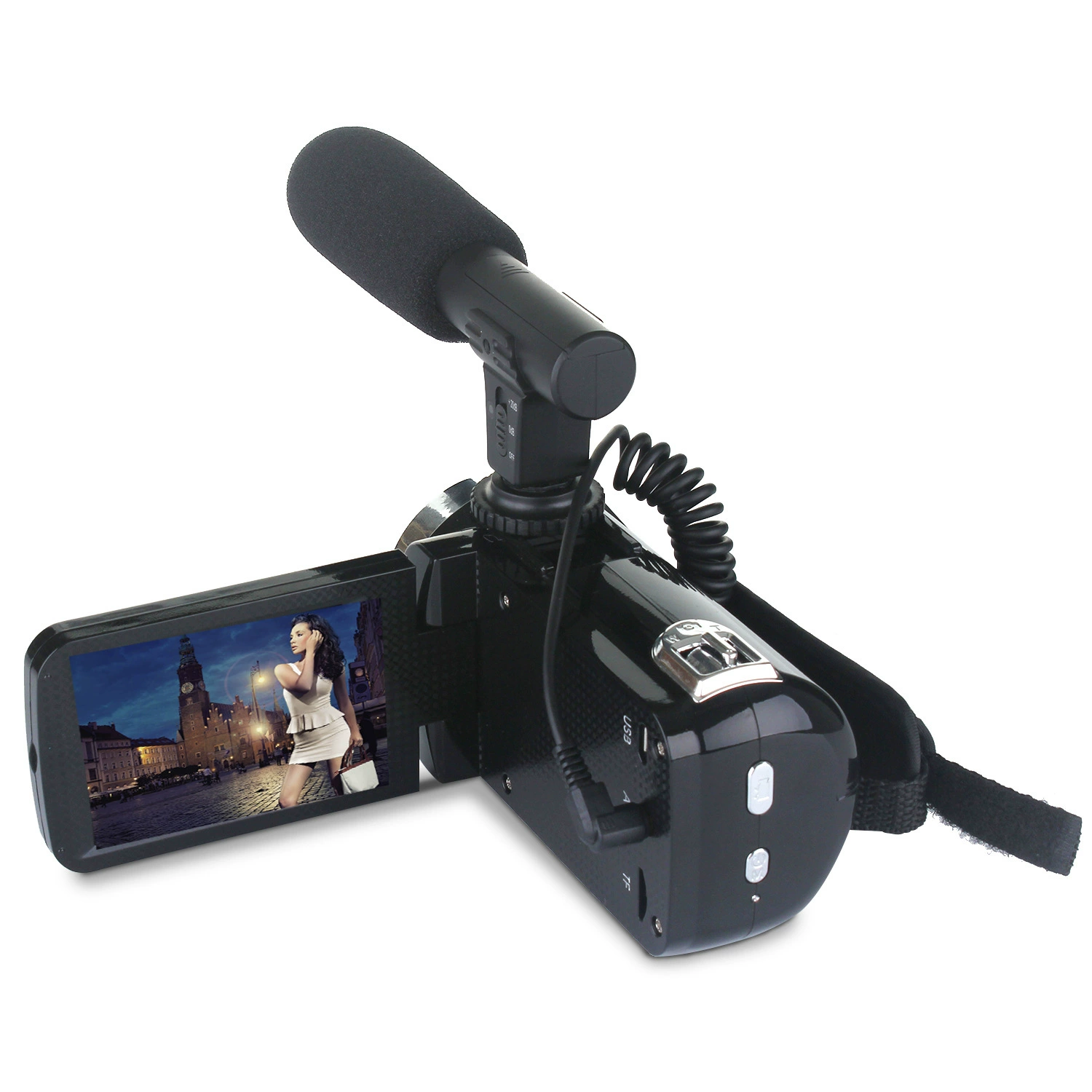 Digital Video Camera, 24MP (interpolated), 18× Digital Zoom, Full HD 3.0" LCD