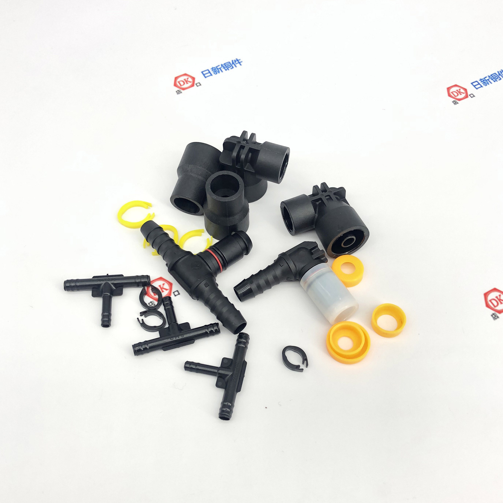 汽车快插尼龙接头定做 增强尼龙注塑件加工 PA66 PA12注塑件